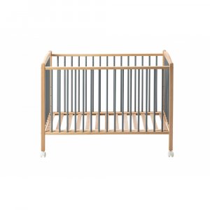Lit en bois 70x140 cm arthur hybride bleu gris Combelle