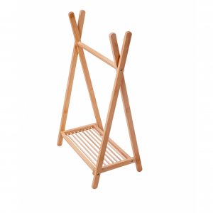 Portant à vêtements pour enfant léandre vernis naturel Combelle