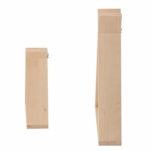 Lot de 2 étagères tipi brut Combelle