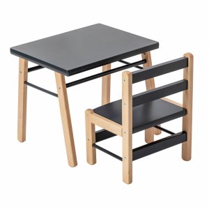 Petite table enfant gabriel anthracite Combelle