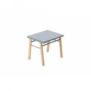Petite table enfant gabriel hybride bleu gris Combelle