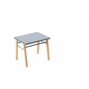 Petite table enfant gabriel hybride bleu gris Combelle