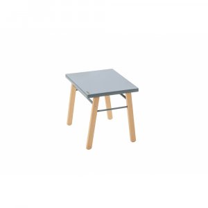 Petite table enfant gabriel hybride bleu gris Combelle