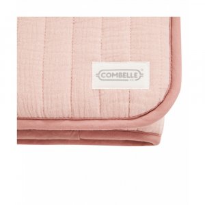 Protège barreaux de lit modulable bucolique rose Combelle