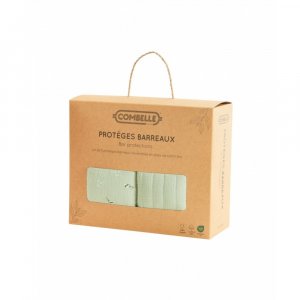 Protège barreaux de lit modulable bucolique vert Combelle