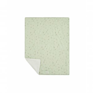 Couverture réversible 70 x 100 cm bucolique vert Combelle