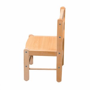 Petite chaise basse enfant louise vernis naturel Combelle