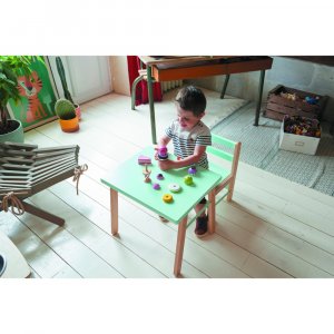 Petite chaise basse enfant louise anthracite Combelle