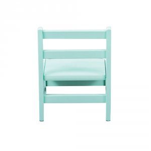 Chaise basse laque vert mint Combelle