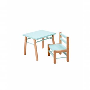 Pack chaise louise + table gabriel Combelle