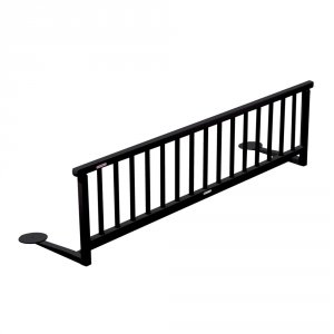 Barrière de lit 35x127cm laque noir Combelle