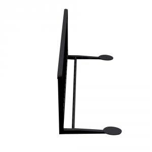 Barrière de lit 35x127cm laque noir Combelle