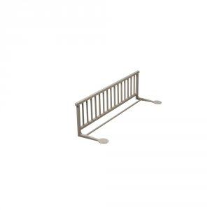 Barrière de lit 35x127cm laque gris clair Combelle