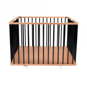 Parc bébé pliant carré gaby avec plancher réglable hybride noir Combelle