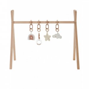 Arche de jeux en bois avec son set d'activité Combelle