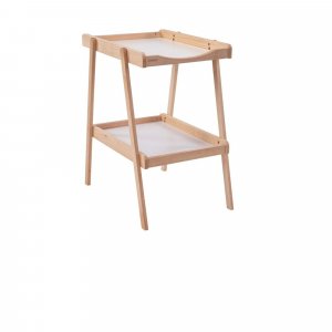 Table à langer avec 2 plateaux léna hybride blanc Combelle