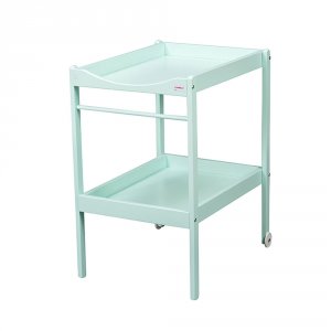 Table à langer alice 2 plateaux laque vert mint Combelle