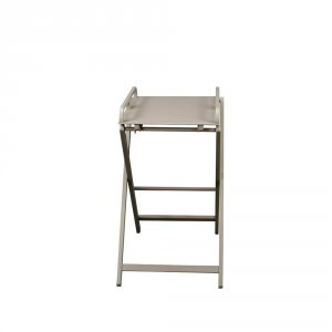 Table à langer jade pliante laque gris clair Combelle