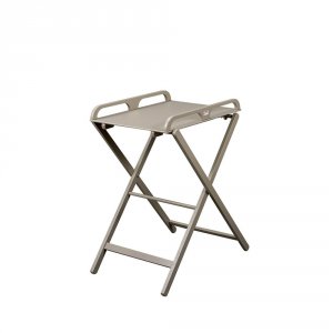Table à langer jade pliante laque gris clair Combelle