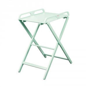 Table à langer jade pliante laque vert mint Combelle