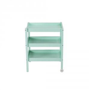 Table à langer susie 3 plateaux laque vert mint Combelle