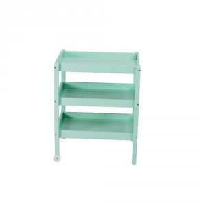 Table à langer susie 3 plateaux laque vert mint Combelle