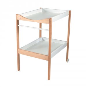 Table à langer alice 2 plateaux hybride blanc Combelle