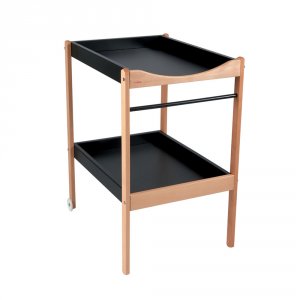 Table à langer alice 2 plateaux hybride noir Combelle