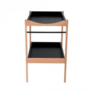 Table à langer alice 2 plateaux hybride noir Combelle