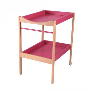Table à langer alice 2 plateaux hybride fuschia Combelle