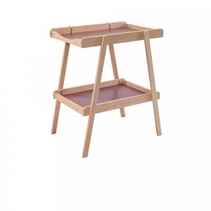 Table à langer avec 2 plateaux léna hybride vieux rose Combelle