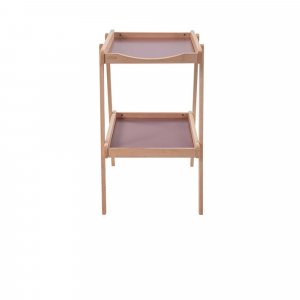 Table à langer avec 2 plateaux léna hybride vieux rose Combelle