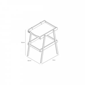 Table à langer avec 2 plateaux léna Combelle