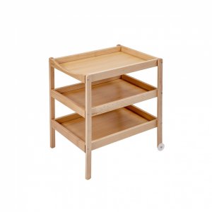 Table à langer avec 2 plateaux margot vernis naturel Combelle