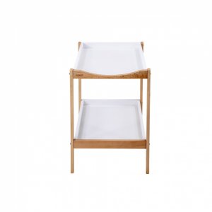 Table à langer avec 2 plateaux margot hybride blanc Combelle