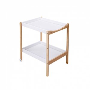 Table à langer avec 2 plateaux margot hybride blanc Combelle