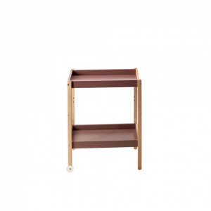 Table à langer avec 2 plateaux margot hybride vieux rose Combelle