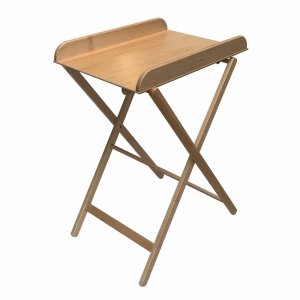 Table à langer jade pliante vernis naturel Combelle