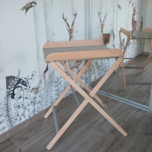 Table à langer jade pliante hybride gris Combelle