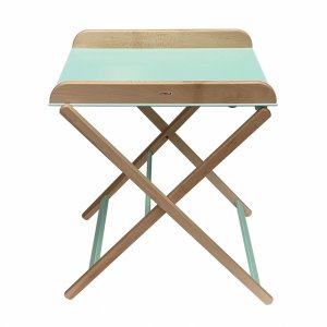 Table à langer jade pliante hybride vert mint Combelle