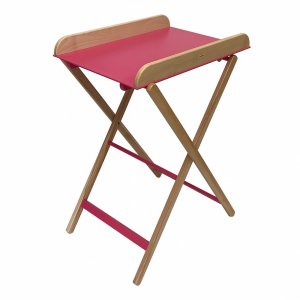 Table à langer jade pliante hybride fuschia Combelle
