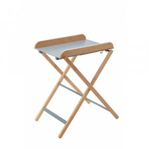 Table à langer jade pliante hybride bleu gris Combelle