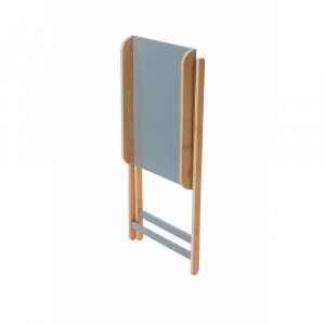 Table à langer jade pliante hybride bleu gris Combelle