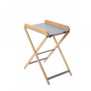 Table à langer jade pliante hybride bleu gris Combelle