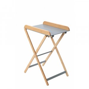 Table à langer jade pliante hybride bleu gris Combelle