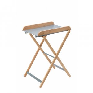 Table à langer jade pliante hybride bleu gris Combelle