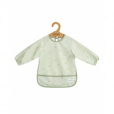 Bavoir tablier à manches vert