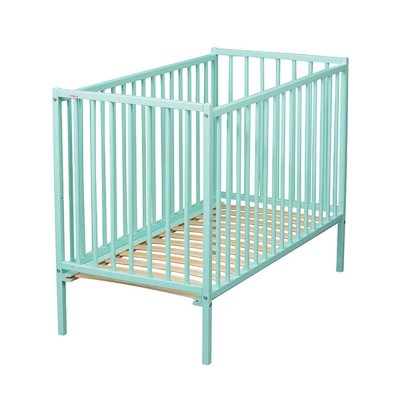 Lit bébé remi 60x120 laque vert mint