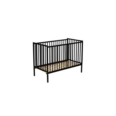 Lit bébé remi 60x120 laque noir