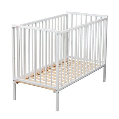 Lit bébé remi 60x120 laque blanc